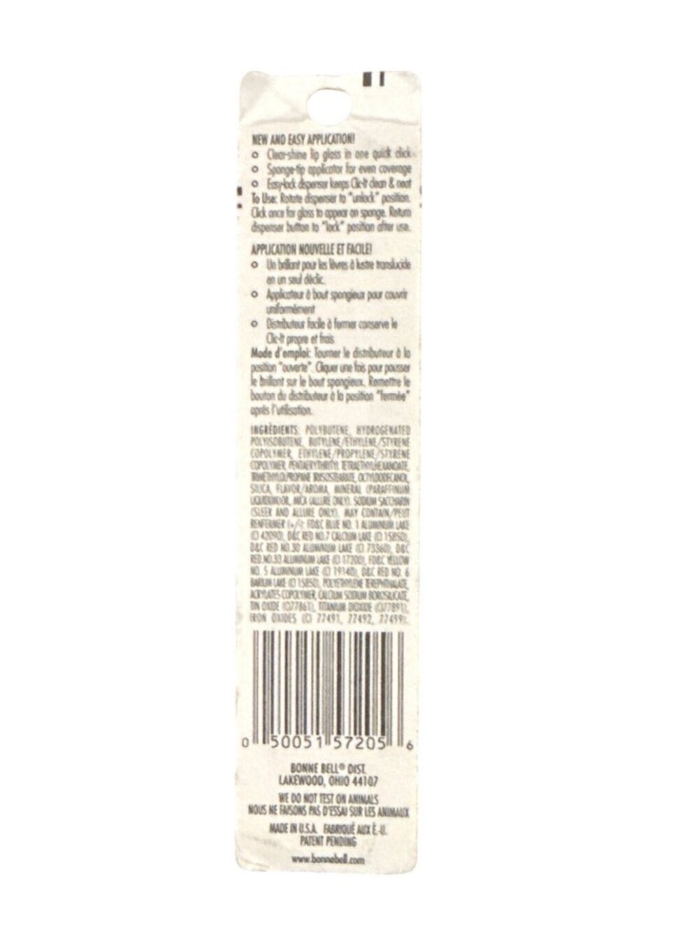 Vintage Bonne Bell Clic-It Lip Gloss Pen #205 Vogue Strawberry Watermelon Rare! - Picture 3 of 4